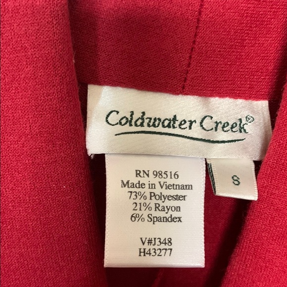 Coldwater Creek Red Maxi Dress EUC - Picture 2 of 6